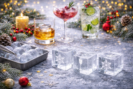 Glaçons pour Noël – pack cubes 5×5 – Gelo Fresh, Glaçons pour Noël en Normandie – livraison pro