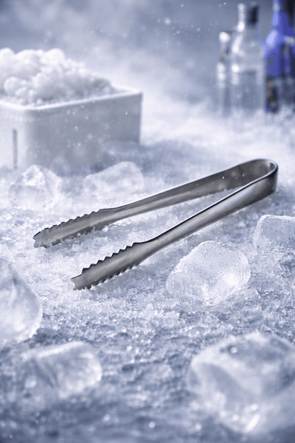 pince a glacons inox 18 cm professionnel
