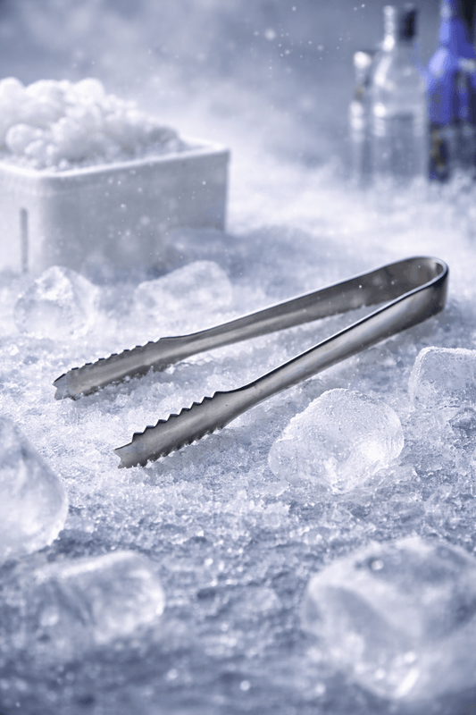 pince a glacons inox 18 cm professionnel