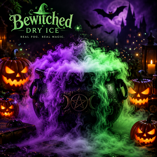 Pack Halloween Glace ensorcelée - Offre spéciale 5kg glace carbonique uniquement 30 et 31 octobre
