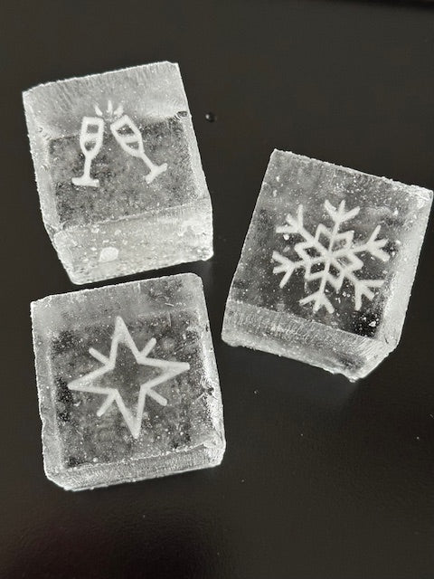 Pack 32 Glaçons cubes fêtes de fin d'année